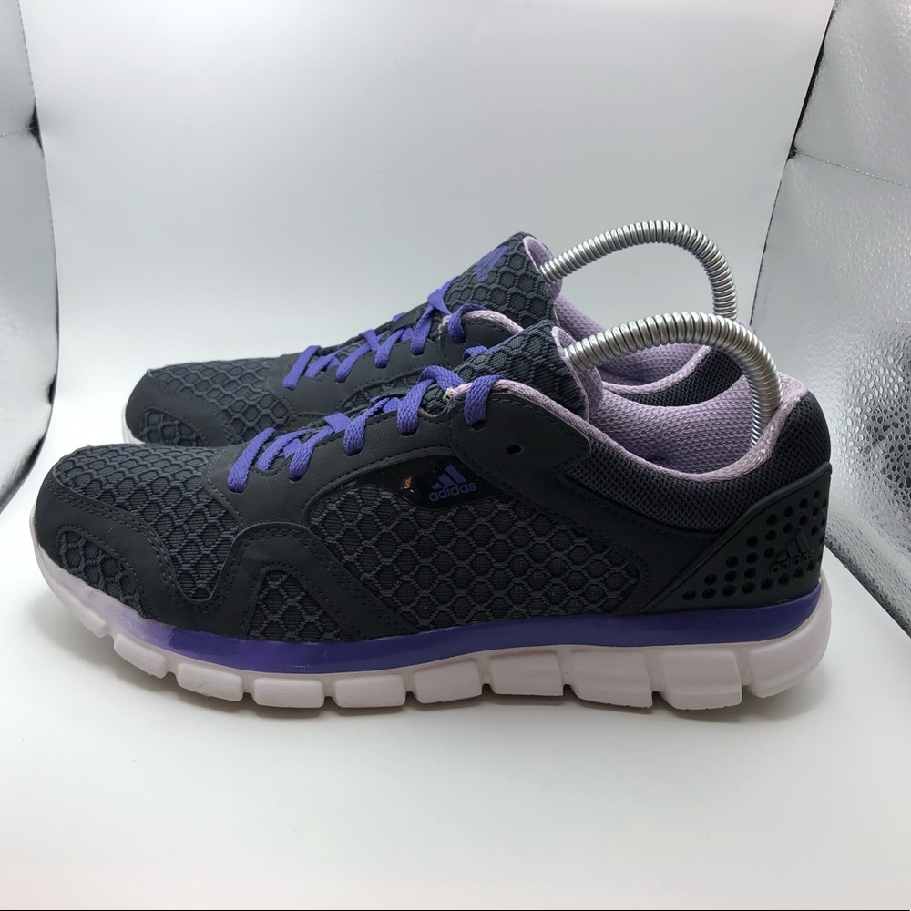 Adidas purple sneakers womens size 8
